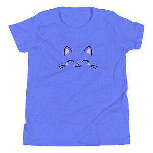 Happy Cat dziecięca koszula z krótkim rękawem z okrągłym dekoltem 