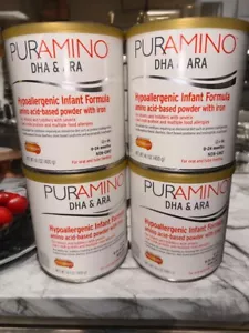 (4) PURAMINO INFANT DHA & AHA 14.1 OZ BABY FORMULA FAST SHIPPING - Picture 1 of 1