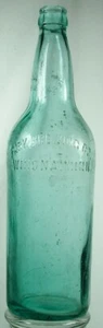 PARK BREWING CO WINONA MINNESOTA BOTTIGLIA BIRRA CIRCA 1906-1910 COLORE BLU - Foto 1 di 8