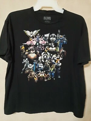 Camisa Overwatch Para Hombre Extra Grande Negra Blizzard S/S Videojuego Adulto---En muy buena condición Foto 1 de 3