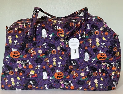 Vera Bradley PEANUTS HALLOWEEN Large Travel Duffel Bag ~ NWT - Image 1 of 4