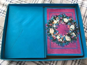 California Artists Christmas Cards Vintage Elaine Helbock 16 cards & env - Picture 1 of 4