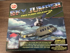 NEW .049 Powered Engine FreeFlight COX SKY JUMPER Helicopter Bell UH-1D Huey - Picture 1 of 11