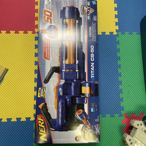 r*1様 (激レア）NERF Titan CS-10 トイガン 80発マガジン NERF Elite Titan CS-50 – Blaster + Drum Mag Only, Cleaned Tested