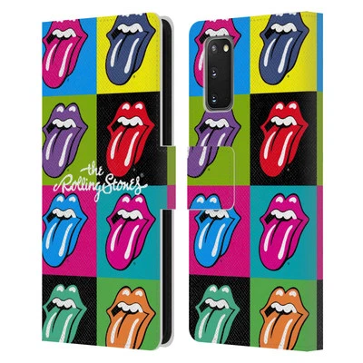 THE ROLLING STONES LICKS COLLECTION LEATHER BOOK CASE FOR SAMSUNG PHONES 1 - Image 1 of 4