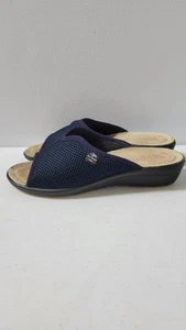 Zapatos cómodos sin cordones azules FLY FLOT para mujer talla 39/US 8 Mules hechos en Italia - Imagen 1 de 6