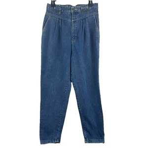 DE COLECCIÓN FABRIZIO Ropa Deportiva Mujer Denim Jeans Tirantes Yugo Cintura Alta - TALLA 11 - Imagen 1 de 9