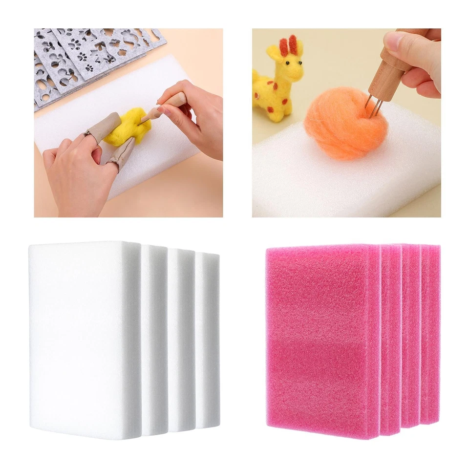 4件装毡垫泡沫垫工作站15 Cmx10 Cmx3厘米高密度 — 第 1/1 张图片