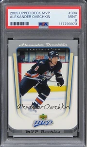 2005 Upper Deck MVP Alexander Ovechkin Future HOF ROOKIE RC #394 PSA 9 MINT - Picture 1 of 2