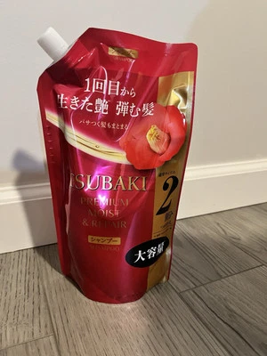 Shiseido TSUBAKI Premium Moist & Repair Shampoo Refill 660ml NEW Japan - Image 1 of 3