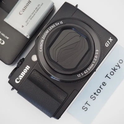 [Mint] Canon PowerShot G1 X Mark II Digital Camera Black w/Battery, Charger - Image 1 of 4