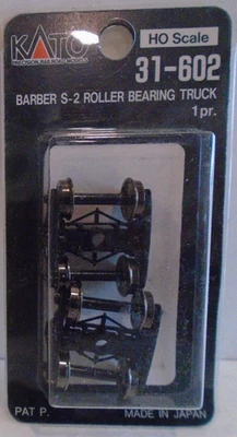 Kato #31-602 HO SCALE Barber S-2 70-Ton Roller Bearing Freight Trucks 1 Pr NEW - Image 1 of 2