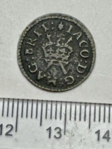 James 1st Stuart Hammered Copper Farthing (F208) - Picture 1 of 2