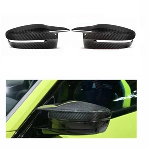 Dry Carbon Fiber Replace Side View Mirror Cover Caps for BMW M3 G80 M4 G82 G83 - Picture 1 of 8