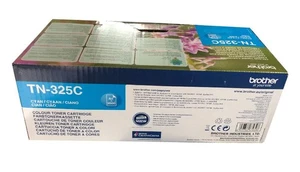 Brother TN325C TN-325C Toner Cyan, OVP geöffnet, TONER UNBENUTZT - Picture 1 of 1