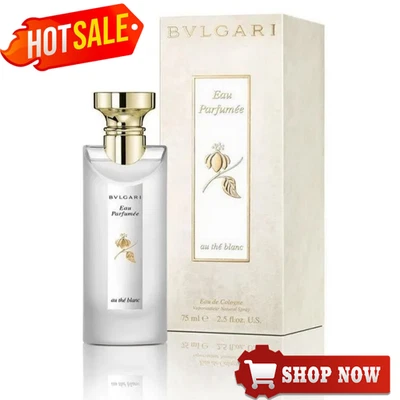 Bvlgari Eau Parfumee AU THE BLANC 2,5 oz 75 ml Eau de Cologne Unisex Spray NUEVO Foto 1 de 4