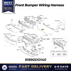 ⭐Genuine⭐ Front Bumper Wiring Harness 91890DO140 for Kia EV9 - Picture 1 of 1