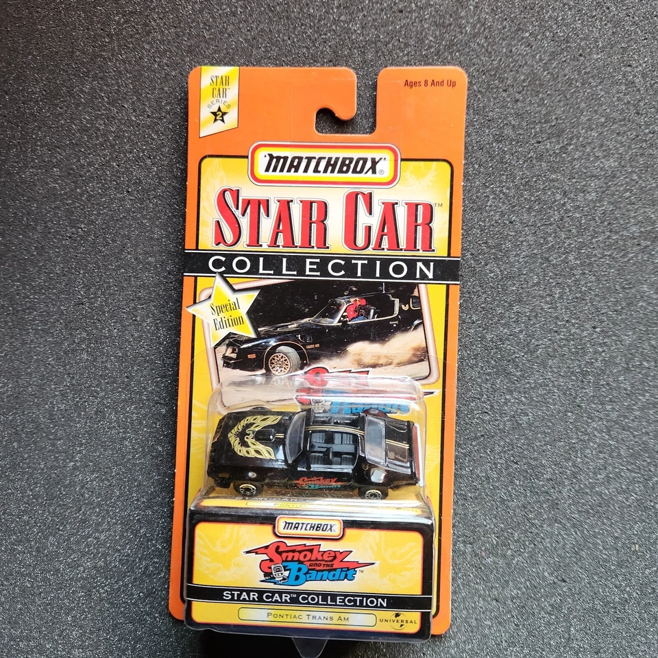 Matchbox Star Car 1/64 Diecast  Smokey ant the Bandit Pontiac Trans Am - Image 1 of 1