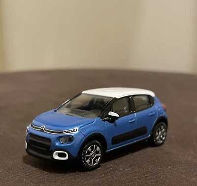 Miniatura Norev Citroën C3 3 Azul 1/64 1:64 3 Inches Nuevo Sin Caja - Imagen 1 de 4