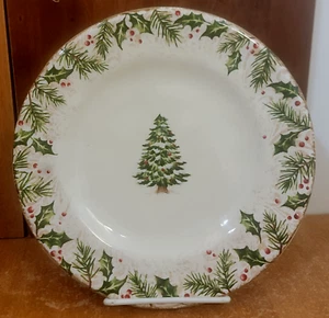 Pier 1 Imports WINTERS WONDER Salatteller, 8 5/8", Ironstone, top - Bild 1 von 5