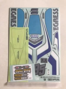 Pegatina Tamiya 1/10 Coche RC Eléctrico Serie Egress Edición Negra - Imagen 1 de 4