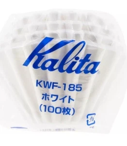 Kalita Wave Coffee Filter White KWF-185 (100) - Picture 1 of 3