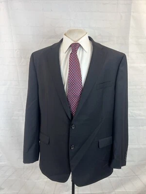 Lauren Ralph Lauren Men's Black Solid Wool Blazer 46L $495 - Image 1 of 4