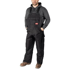 Milwaukee 261B Gridiron Black Zip-to Thigh Bib Overall Various Sizes and Lengths - Picture 1 of 1