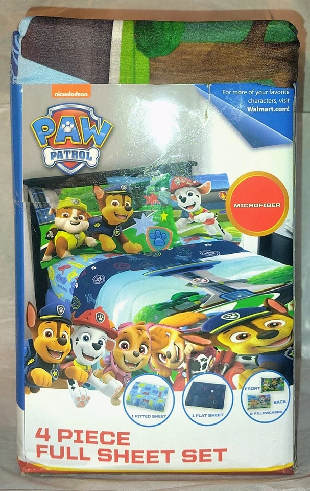 Nickelodeon Paw Patrol 3-Piece Twin Sheet Set.