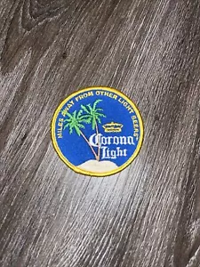 PARCHE CORONA LIGHT Miles Away plancha sobre cerveza artesanal cervecería cervecería ¡Totalmente nuevo! - Imagen 1 de 2