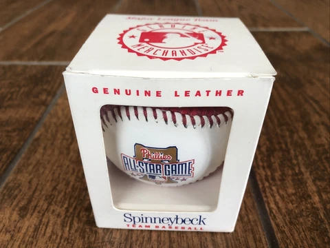 1996 MLB All Star Game Baseball Philadelphia Phillies Team Ball Genuine Leather Cover
