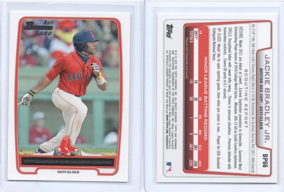 2012 Bowman Prospects #56 - #110  (2 Cards)   QtyDiscto25% - Image 1 of 1