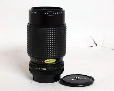 Lente macro zoom automático Makinon 80-200 mm 1:4,5 lente de enfoque manual Canon FD como está Foto 1 de 3