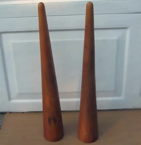 Fids Set di 2 Attrezzi per Spezie Marinai in Legno 24 1/2" Nautica  - Foto 1 di 3