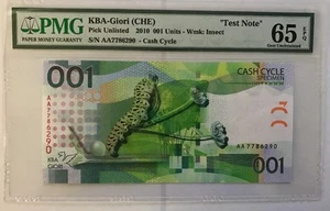 Nota de prueba KBA-Giori PMG 65 EPQ 2010 gema sin circular - Imagen 1 de 2