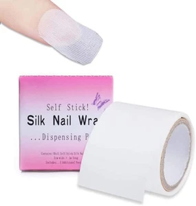 1 Roll Nail Repair Fiberglass Silk Wrap Self Adhesive anti Damage DIY Strong Pro - Picture 1 of 12