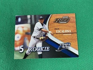 2002 Playoff Piece of the Game #97 Felix Escalona ROO RC Rookie 325/500 Rays