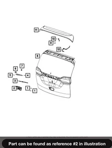 NEW2017-2025 CHRYSLER PACIFICA REAR TAILGATE LIFTGATE WIPER MOTOR OEM 68233454AA - Bild 1 von 5