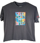 Loteria Game On Men's XXL Gray Crew Neck Short Sleeve Embroidered T-Shirt