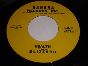 Blizzard - Health / Keep A Knockin'/Get Back/Etc. 45 - Picture 1 of 1