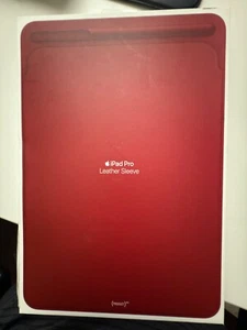Apple OEM iPad Pro Lederhülle ROT, Distressed Patina gebraucht - Bild 1 von 6