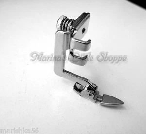 ADJUSTABLE NARROW body HIGH SHANK Zipper/ Cording/ Piping FOOT * all brands - Picture 1 of 4