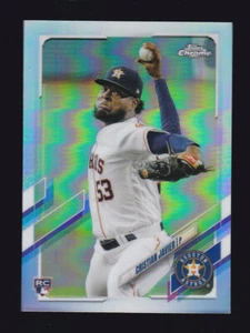 2021 Topps Chrome #92 CRISTIAN JAVIER RC Houston Astros REFRACTOR Rookie Card - Picture 1 of 3