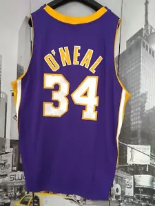100% Authentic Shaquille O'Neal Vintage 97 Nike Lakers Jersey Size 52 XXL Mens - Picture 1 of 10