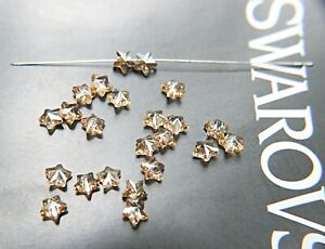 Swarovski Elements 8/14mm #5714 Star Beads decorations in Crystal Golden Shadow