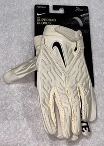 NIKE Superbad 6.0 Oregon State Off White Receiver Football Gloves Mens 2XL XXL - Picture 1 of 4
