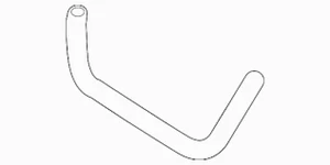 Suzuki Power Steering Reservoir Line Hose 49214-78K00 Genuine NEW - Picture 1 of 24