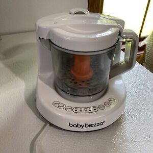 Baby Brezza BRZ9043 White Gray One Step Food Maker Steam & Blender Processor