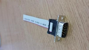  BANDKABEL FLACH: mit D SUB-STECKER (verschiedene siehe Liste) 9/15/25 Wege - Bild 1 von 9
