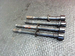 1984 85 TURBO Nissan 300ZX VG30 Head Bolts & Washers FOR REPAIRS OEM LOT OF 4